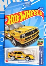 Hot Wheels 2022 Rally Champs Series #180 &#39;84 Audi Sport Quattro Yellow w/ 10SPs - £2.21 GBP
