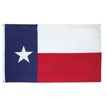 Texas Flag 3&#39; x 5&#39; Ft Printed Poly-Cotton w/Grommets, Valley Forge TXX-1 - $27.92 CAD