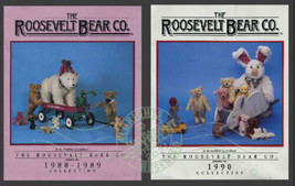 2 Roosevelt Bear Co 1988 1989 1990 Trade Sample Catalog Mohair Teddy Bea... - $32.29