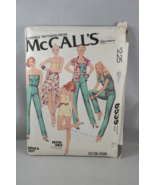 McCall&#39;s Carefree Jumpsuit Sewing Pattern 6539 Top Skirt Size 8 Vintage ... - £5.38 GBP