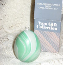 Avon Gift Collection - Marbleized Egg Candle with Original Box-1986 - £6.29 GBP