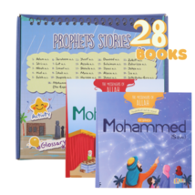 Prophet&#39;s Stories - The Messengers of Allah - 28 Books for Kids [Activities, QA] - £78.35 GBP