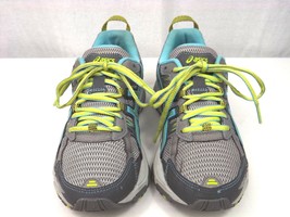 ASICS Gel-Venture 5 Trail Running Shoe T5N8N Silver Grey/Turquoise/Lime ... - $16.82