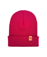 HAAKWEAR Knit Cuffed Classic Beanie / Hat - Burnt Maroon, Made in USA - $39.66 CAD