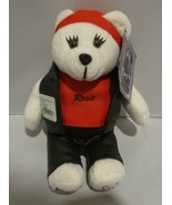 Motorcycle Stamp Bear Rosie Bean Bag Plush 9&quot; - $11.53 CAD