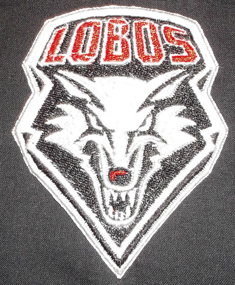 New Mexico Lobos Logo Iron On Patch
