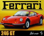 Ferrari 246GT Dino Metal Sign - £30.93 GBP