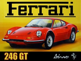 Ferrari 246GT Dino Metal Sign - £31.07 GBP