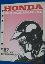 1987 Honda TRX 125 FourTrax Service Shop Repair Manual OEM 61HC300 - £33.60 GBP