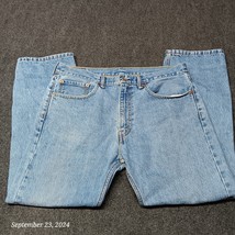 * Levi Jeans Men 36x30 Blue 505 Regular Straight Leg Mid Rise Casual Pants - $15.23