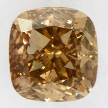 Cushion Shape Diamond Fancy Brown Loose 1.00 Carat Polished VS2 IGI Certificate - £1,193.52 GBP
