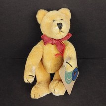 Vintage 1990 The Boyds Collection Small Brown Jointed Teddy Bear w/ Red Bow NWT - £6.28 GBP