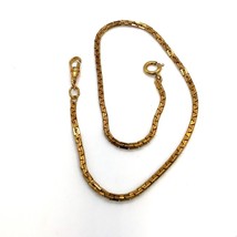 Vintage Signed 12k Gold Filled Victorian Fancy Boston Chain Link Pocket ... - £58.66 GBP