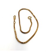 Vintage Signed 12k Gold Filled Victorian Fancy Boston Chain Link Pocket ... - $74.25