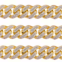 1 Kilo Solid Yellow Gold Miami Cuban Link Chain 22 MM 100 Carats Real Diamond  - £43,496.36 GBP