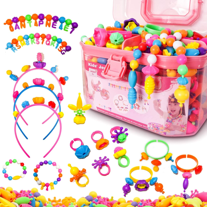 Primary image for Arthopt Snap Pop Beads 700Pcs DIY Jewelry Making Kit for Girls, Kids Bracelets N