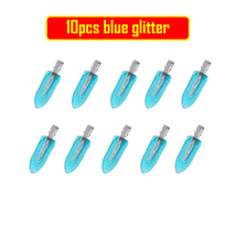 No Crease Hair Clips 10pcs Set, Basic Hairpins For Women &amp; Girls - Blue ... - $5.99