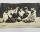 RPPC Girls Basketball Team Postcard Real Photo Post Card Vintage - £14.86 GBP