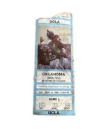 1986 Oklahoma Sooners vs UCLA Bruins Football Ticket Stub Bosworth - $25.00