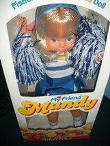 Rare Fisher Price #216 My Friend Mandy Cheerleader Doll Never Removed from Box! - $110.00