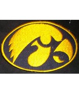 Iowa Hawkeyes  Logo Iron On Patch - £3.98 GBP