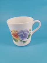 Corning Ware Coffee Cup Summer Blush Pansy Flower - $94.08 MXN