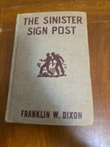 Hardy Boys The Sinister Sign Post&quot;  1936 FW Dixon Hardcover Vintage - $280.62 MXN