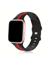Dual Color Soft Silicone Sport Band Compatible with Apple Watch Ultra SE... - $5.67