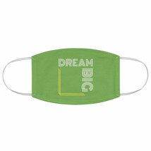 DREAM BIG Fabric Face Mask - Green - £11.79 GBP