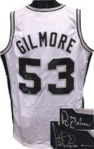 Artis Gilmore signed White TB Custom Stitched Basketball Jersey A-Train XL - £88.16 GBP