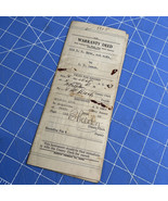 Antique Warranty Deed 1927 Lufkin Texas Angelina County Signed John S Re... - $48.14 CAD