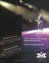 ZZ Top Billy Gibbons 2014 Magnatone guitar amp ad 8 x 11 advertisement print - £3.16 GBP