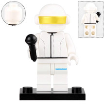Thomas Bangalter Daft Punk EDM Custom Printed Lego Compatible Minifigure Bricks - £2.35 GBP
