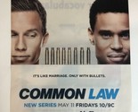 Common Law USA TV Print Ad full page Pa5 - £4.63 GBP