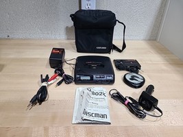 Sony Car Discman D-802K Cd Player PARTS/REPAIR (Sound Stutters) Car Cassette Vtg - $27.69