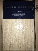 RALPH LAUREN MULHOLLAND DRIVE STANDARD SHAM DAYTON CHAMPAGNE $215 NIP - £77.28 GBP