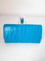 Women Turquoise Genuine Crocodile Leather Clutch Alligator Leather Fashion Bag - £156.90 GBP