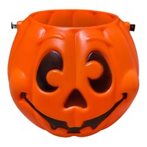 Vintage 1997 Grand Venture Halloween Pumpkin Trick-Or-Treat Bucket Blow Mold - £7.99 GBP