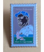 Jackie Robinson Black Heritage Metal Postage Stamp Pin - $4.95
