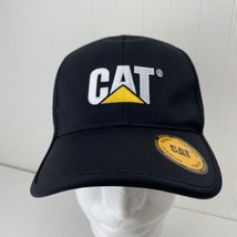 CAT Diesel Black 6 Panel Magnetic Jersey Back Hat Yellow Embroidered CAT... - £14.14 GBP