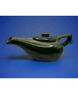 1970s Teapot Vintage Avocado Green Yellow Under Glaze Genie Lamp - £32.11 GBP