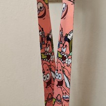 Spongebob Patrick Star Cloth Lanyard With Clasp Official Nickelodeon Collectible - £11.51 GBP
