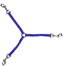 Zack &amp; Zoey 4-Inch Nylon 3-Way Dog Coupler, Nautical Blue - £10.32 GBP