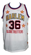 Meadowlark Lemon Custom Harlem Globetrotters Basketball Jersey White Any... - $34.99+