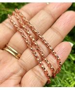 7 inch Pure Copper Hollow Infinity Chain Bracelet, Healing Jewelry, Spir... - $18.61