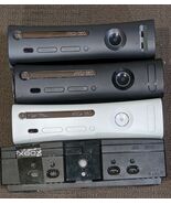 Lot Of 4 Microsoft Xbox 360 Original Broken Slim White Models As Is For ... - €58,65 EUR