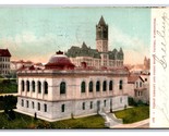 Public Library and Court House Tacoma Washington WA UDB Postcard M20 - £3.09 GBP