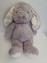 Cloud B Hugginz Bunny Rabbit Plush Stuffed Animal Gray Star Floppy Ears Lovey - $19.78