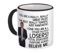 PILOT Funny Trump : Gift Mug Great PILOT Birthday Christmas Jobs - £12.70 GBP