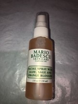 NEW Mario Badescu Facial Spray W/ Aloe, Sage &amp; Orange Blossom 2 OZ - £4.72 GBP